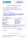 Declaratie de performanta - Aditivi impermeabilizator în masă EN 934-2, (T.9)