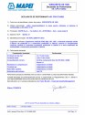 Declaratie de performanta - Aditiv impermeabilizant pentru utilizarea la betoane in conformitate cu EN 934-2 (T