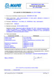 Declaratie de performanta - Aditiv impermeabilizant pentru utilizarea la betoane in conformitate cu EN 934-2 (T