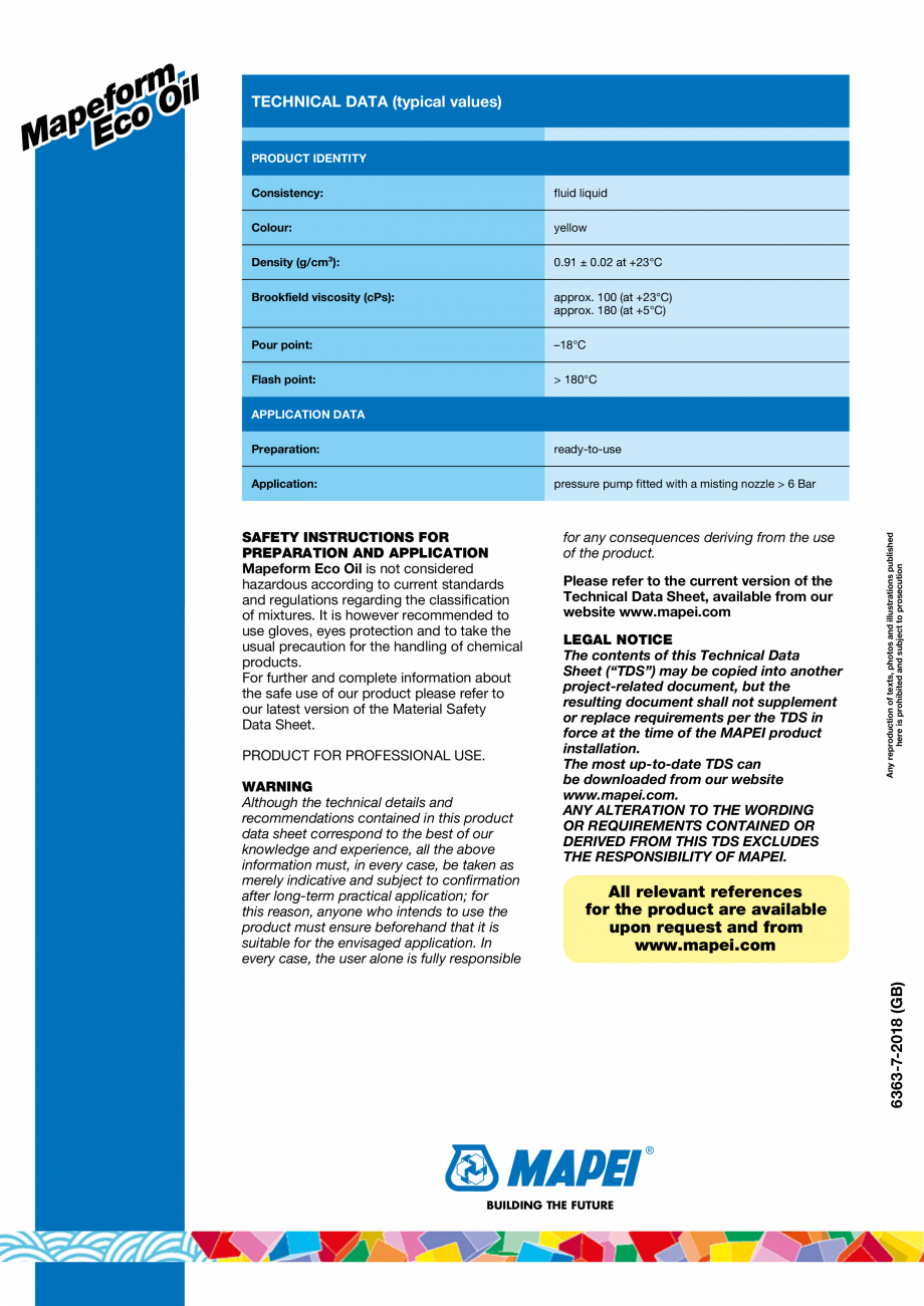 Pagina 2-Decofrol pe baza de ulei vegetal utilizat ca tratament anti-adeziv pentru cofraje din fier, aluminiu...