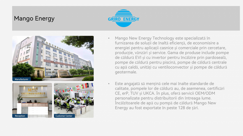 Pagina 14-Prezentare pompe de caldura GRIRO ENERGY GRIRO ENERGY Catalog, brosura Romana 