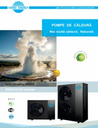 Pompe de caldura aer-apa pentru incalzire si apa calda menajera