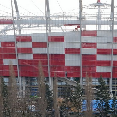GRIRO Placare stadion Varsovia - Tabla expandata pentru aplicatii in constructii  GRIRO