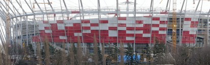 Placare stadion Varsovia Fatade metalice ventilate