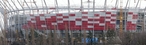 GRIRO Placare stadion Varsovia - Tabla expandata pentru aplicatii in constructii  GRIRO