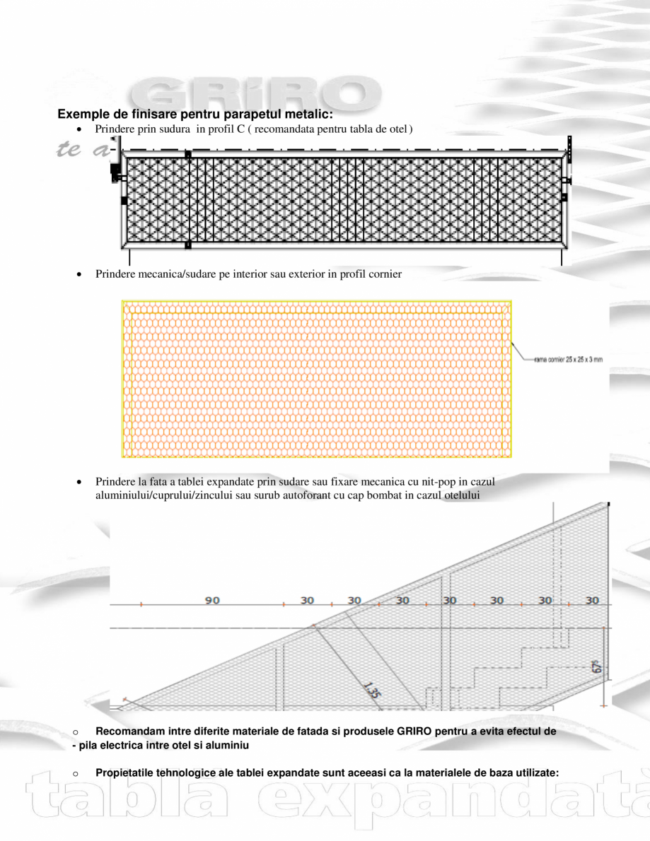 Pagina 3-Balustrade metalice rezistente la foc GRIRO Fisa tehnica Romana H24:
2
-modulul de elasticitate...