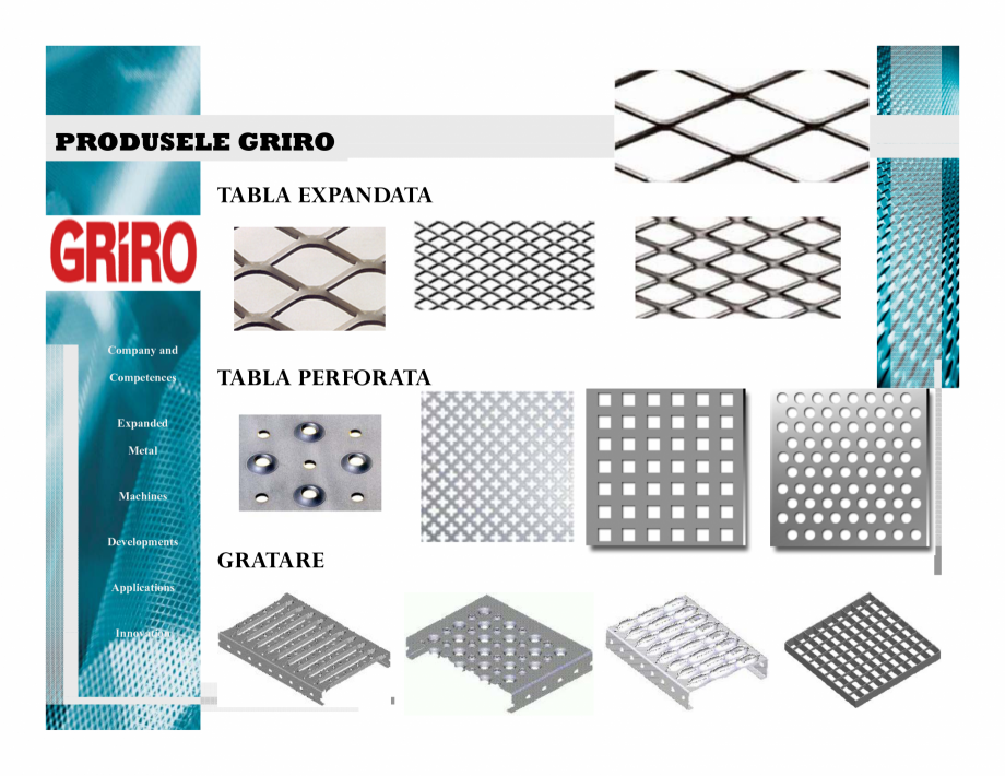 Pagina 3-Catalog tabla expandata - Plafoane metalice rezistente la foc GRIRO Catalog, brosura Romana e T bl i...