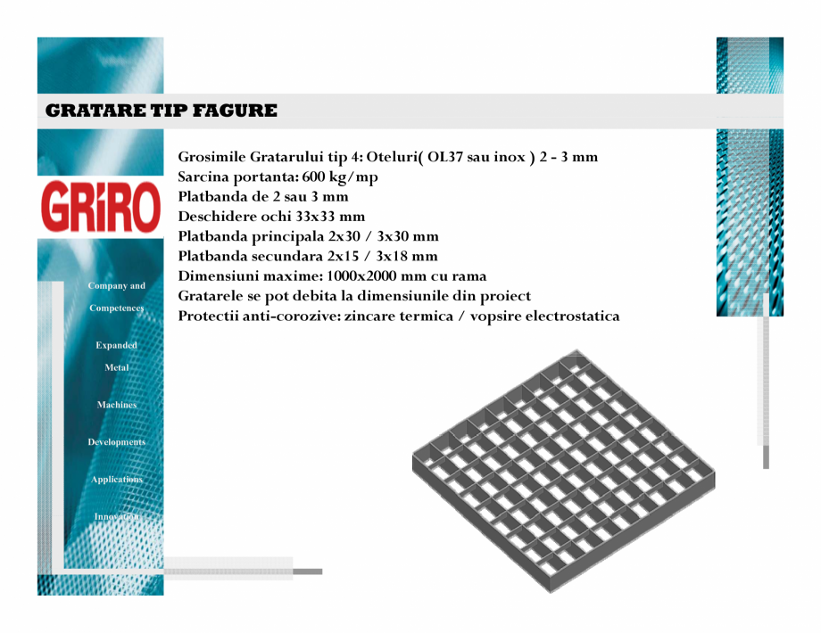 Pagina 10-Catalog tabla expandata - Fatade metalice ventilate GRIRO Catalog, brosura Romana totodata reduce...