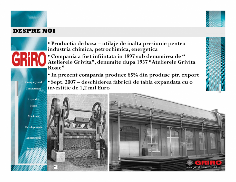 Pagina 20-Podine si trepte din tabla expandata GRIRO Catalog, brosura Romana 
