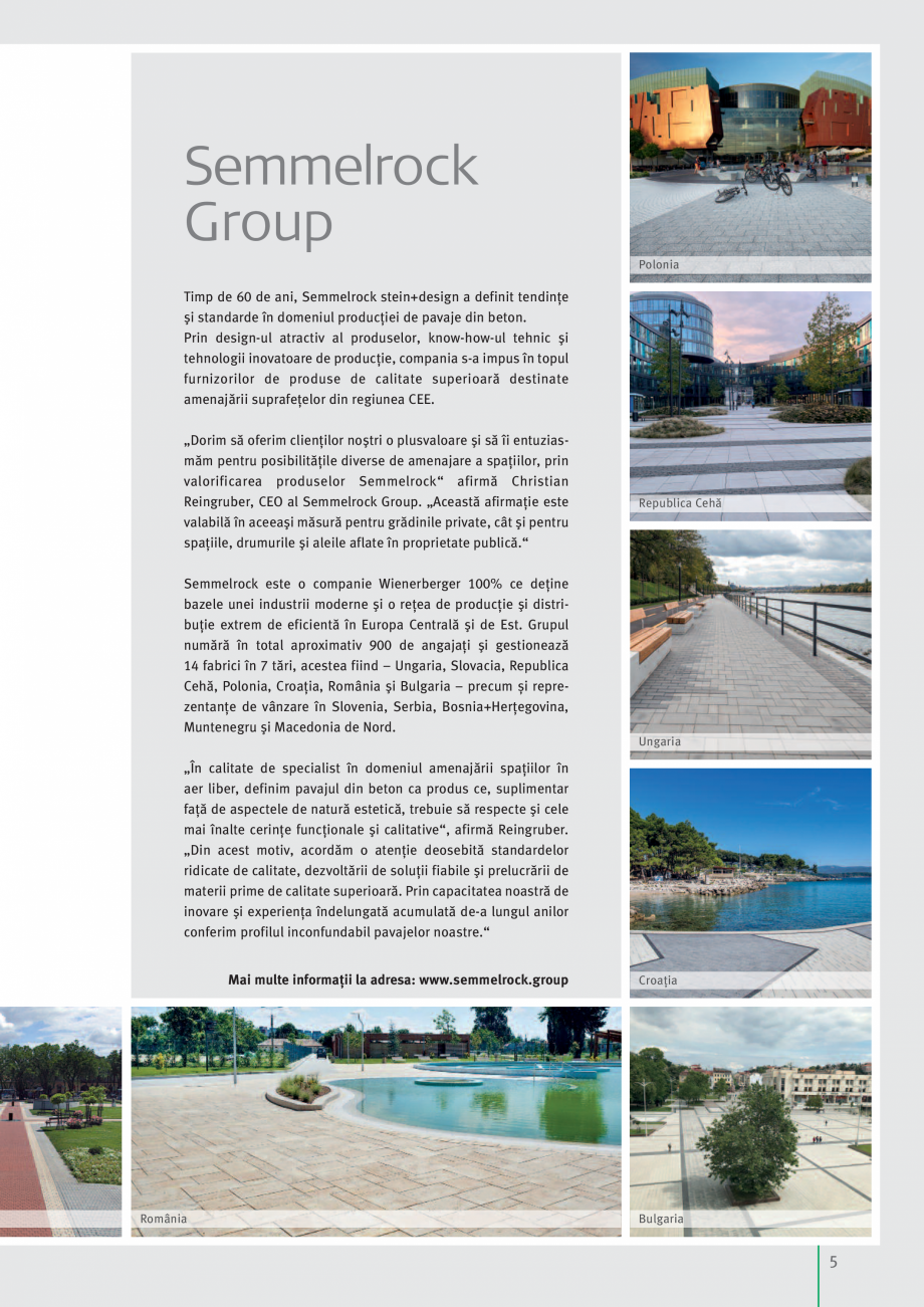 Pagina 6 - Catalog Semmelrock Stein + Design 2021 - Idei pentru gradina  Catalog, brosura Romana c...