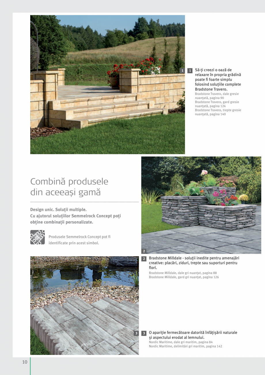 Pagina 11 - Catalog Semmelrock Stein + Design 2021 - Idei pentru gradina  Catalog, brosura Romana...