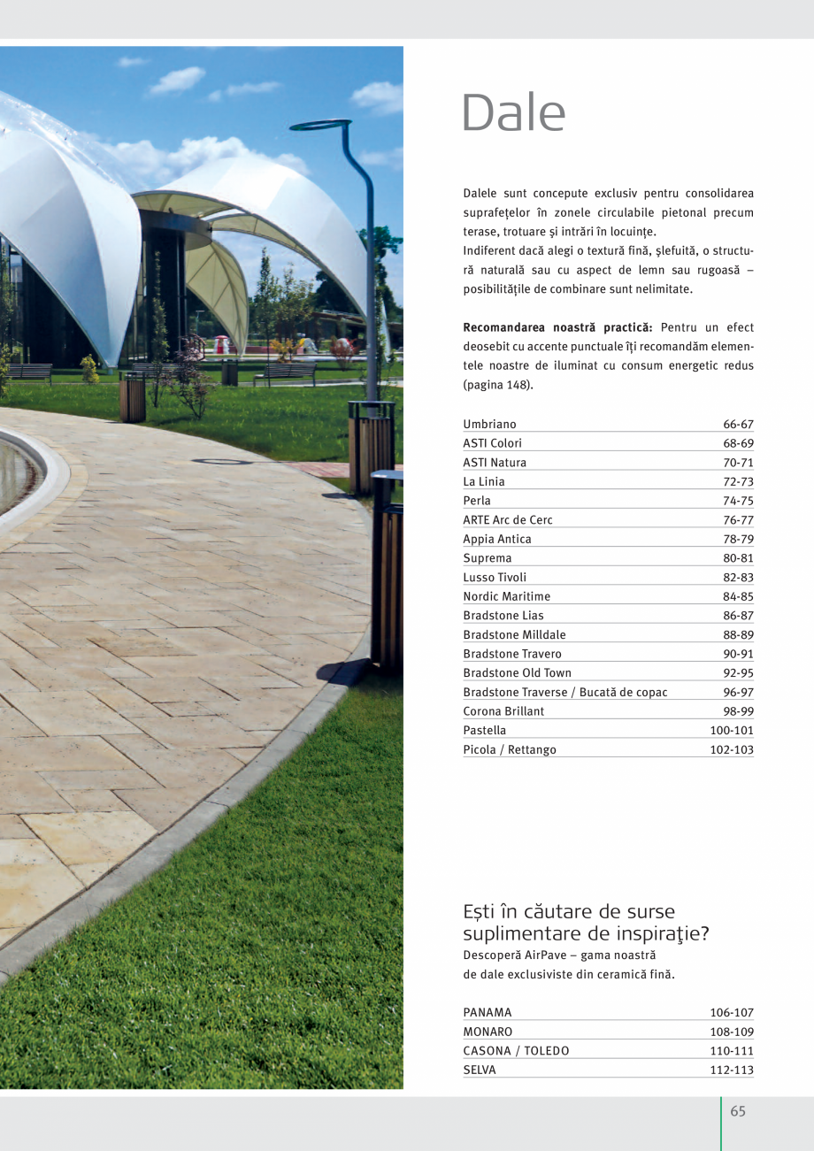 Pagina 67 - Catalog Semmelrock Stein + Design 2021 - Idei pentru gradina  Catalog, brosura Romana �i...