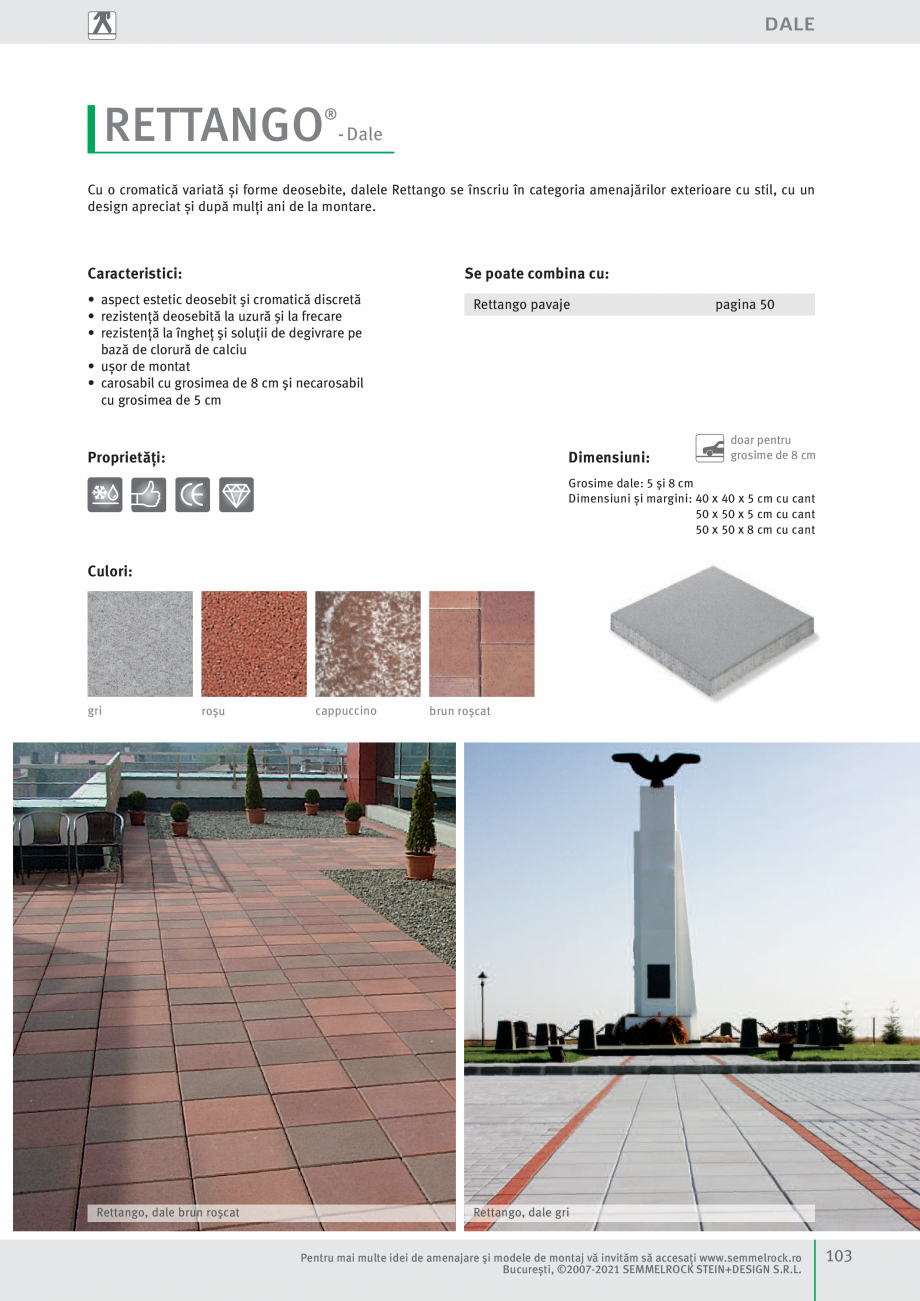 Pagina 105 - Catalog Semmelrock Stein + Design 2021 - Idei pentru gradina  Catalog, brosura Romana...