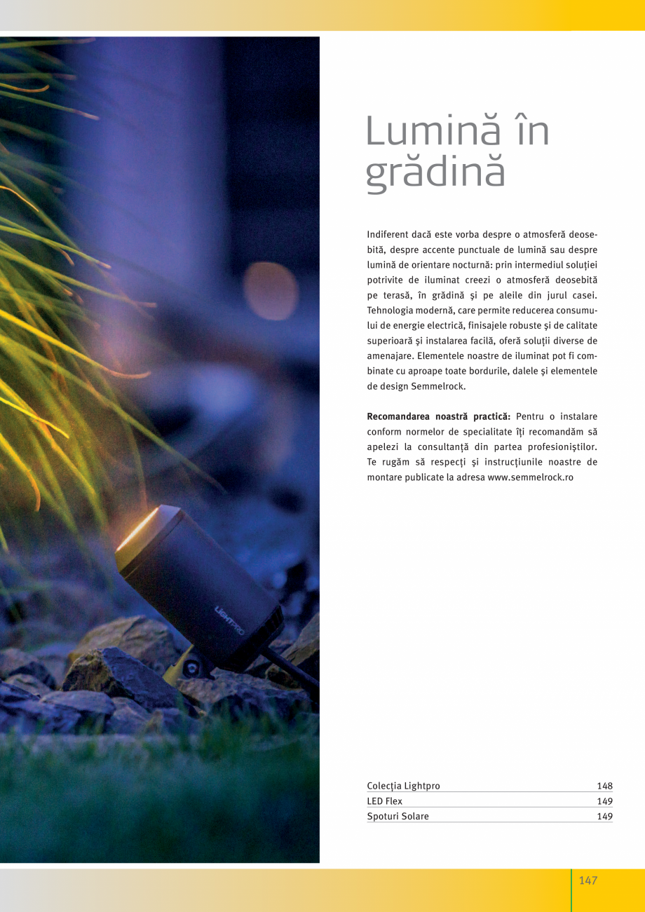 Pagina 149 - Catalog Semmelrock Stein + Design 2021 - Idei pentru gradina  Catalog, brosura Romana...