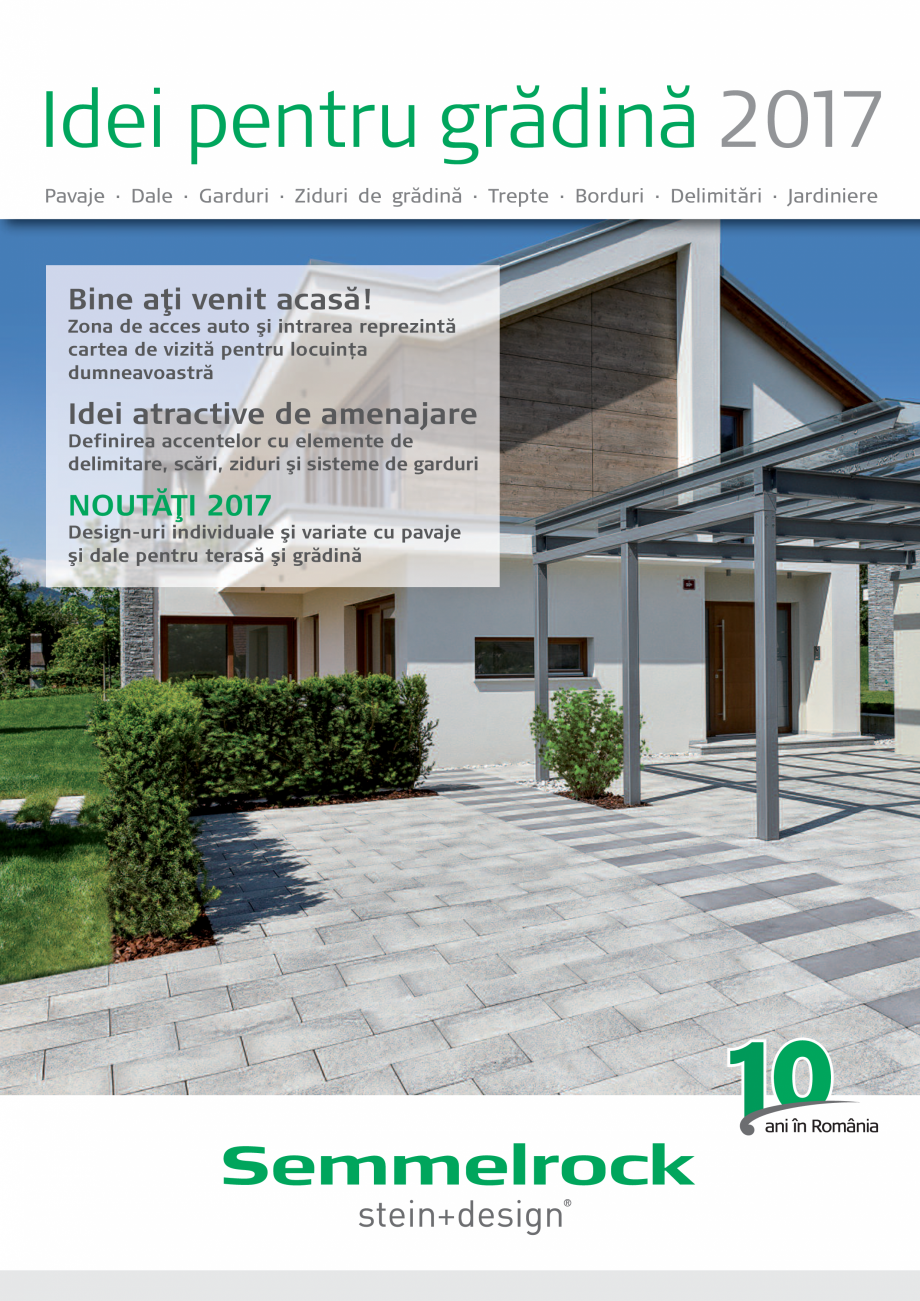 Pagina 1-Idei pentru gradina 2017 PENTER PIAZZA Catalog, brosura Romana Idei pentru grădină 2017
Pavaje ....
