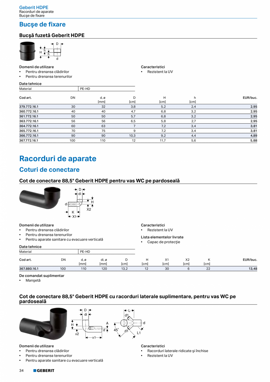 Pagina 33-Catalog GEBERIT - Sisteme de tevi - 2022  Catalog, brosura Romana 10

2,3

8

3,5

3,7

2

6,31

369...