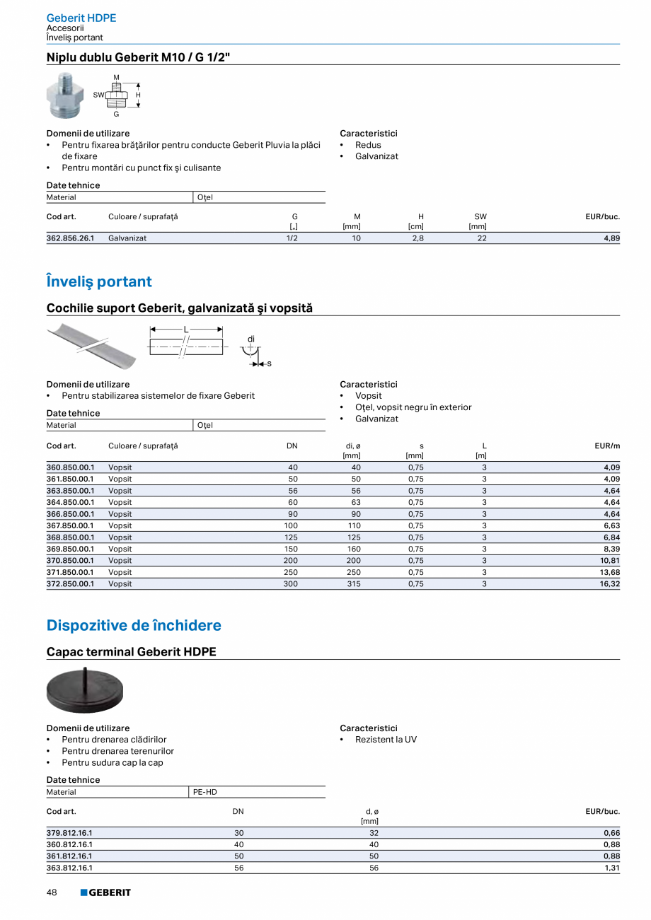Pagina 47-Catalog GEBERIT - Sisteme de tevi - 2022  Catalog, brosura Romana 

70

75–76

89–90

10,3

2,7
...