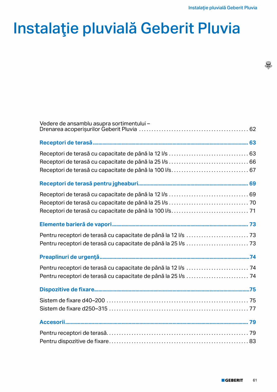 Pagina 60-Catalog GEBERIT - Sisteme de tevi - 2022  Catalog, brosura Romana erire din plastic

Date tehnice...
