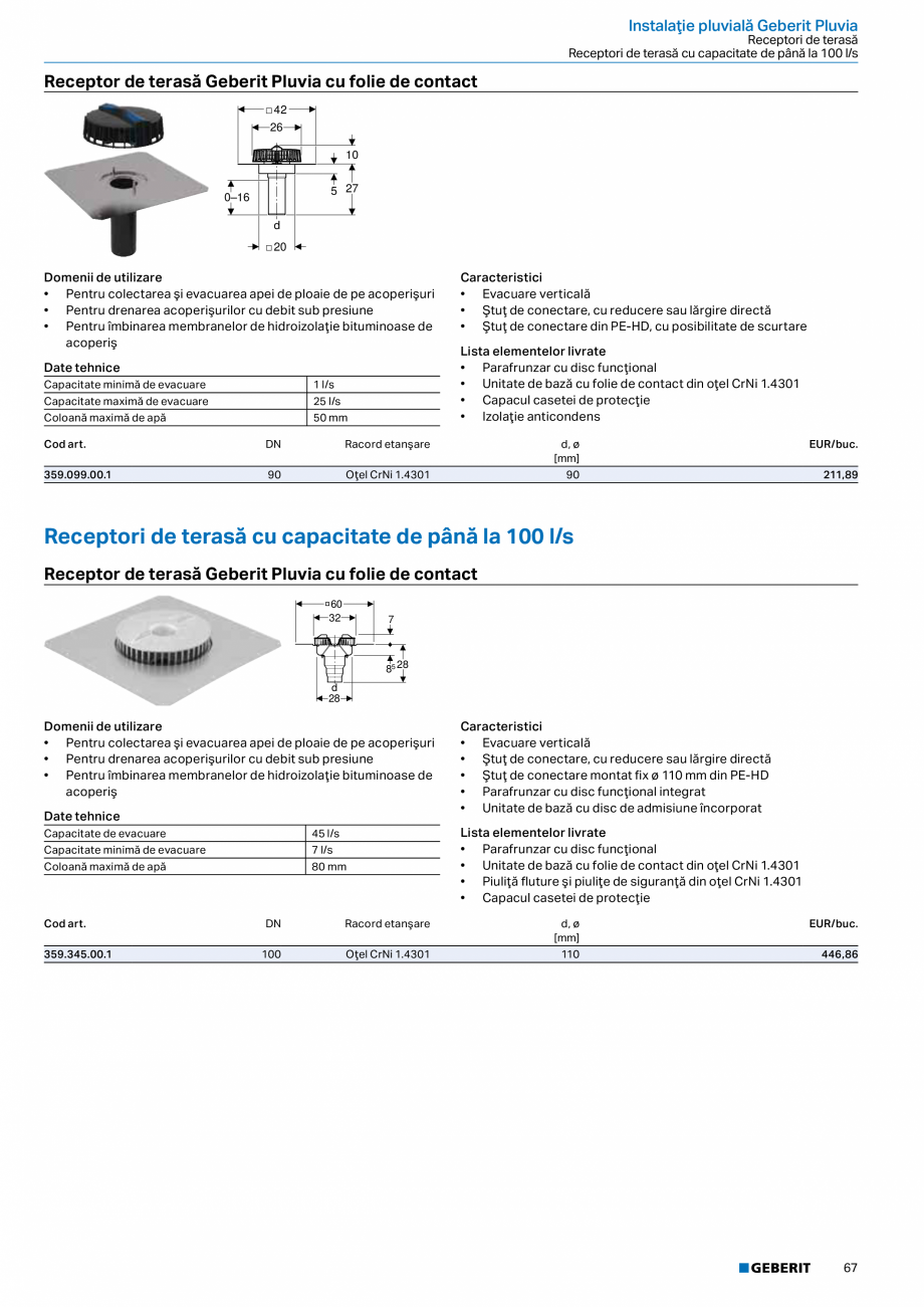 Pagina 66-Catalog GEBERIT - Sisteme de tevi - 2022  Catalog, brosura Romana module Geberit Sanbloc pentru WC...