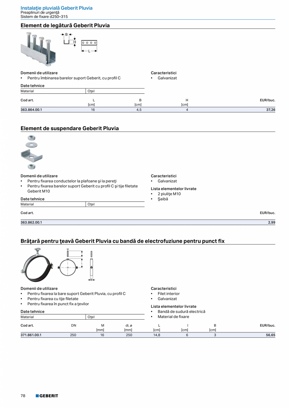 Pagina 77-Catalog GEBERIT - Sisteme de tevi - 2022  Catalog, brosura Romana t HDPE

Accesorii
Dispozitive de...