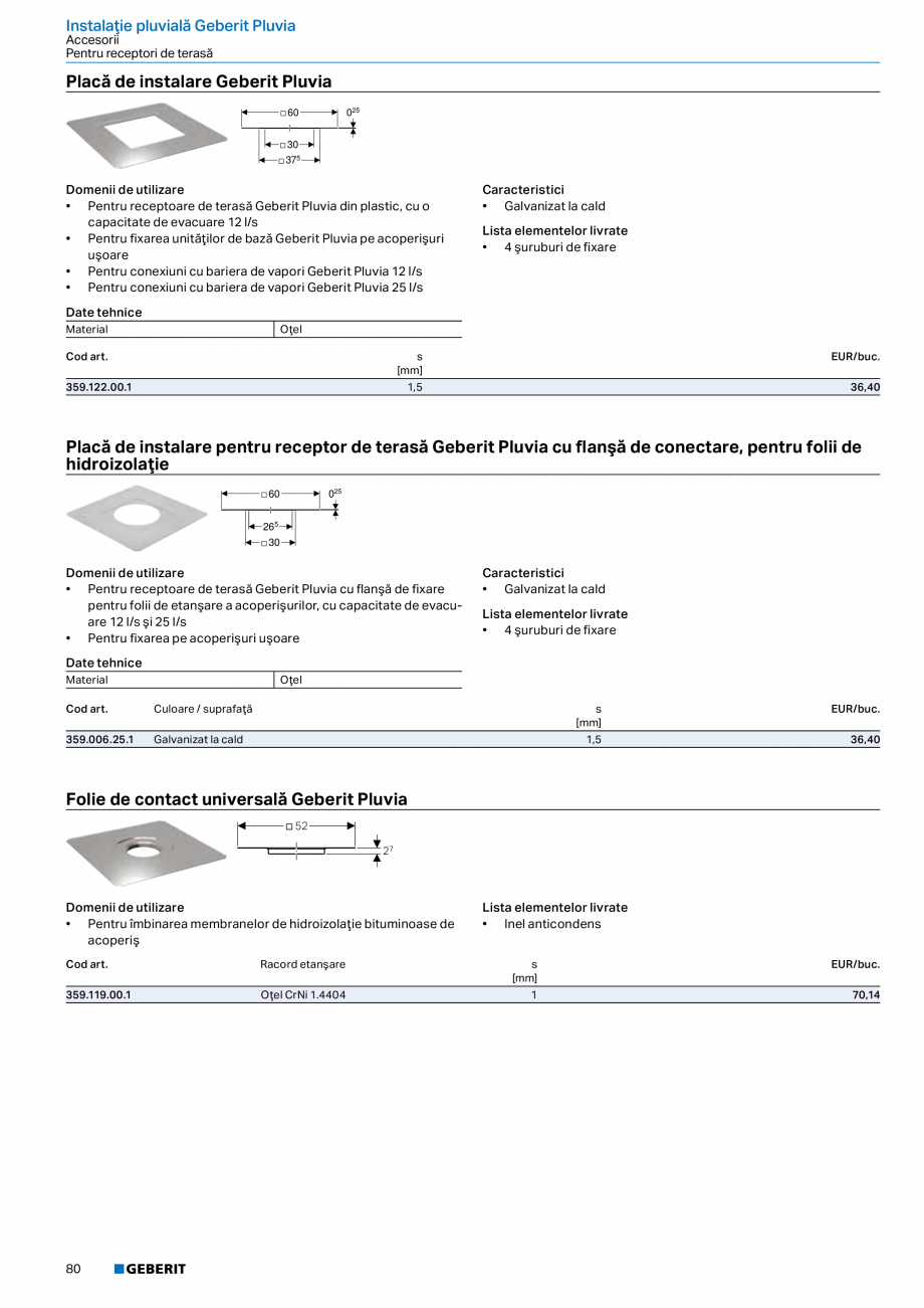 Pagina 79-Catalog GEBERIT - Sisteme de tevi - 2022  Catalog, brosura Romana 

Geberit HDPE

Accesorii...