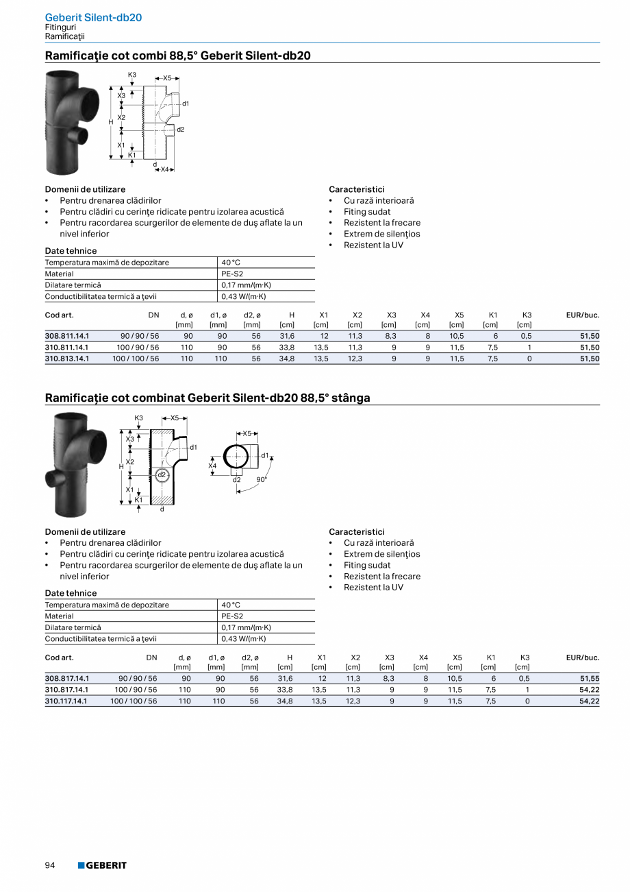 Pagina 93-Catalog GEBERIT - Sisteme de tevi - 2022  Catalog, brosura Romana  retractabilă după utilizare,...