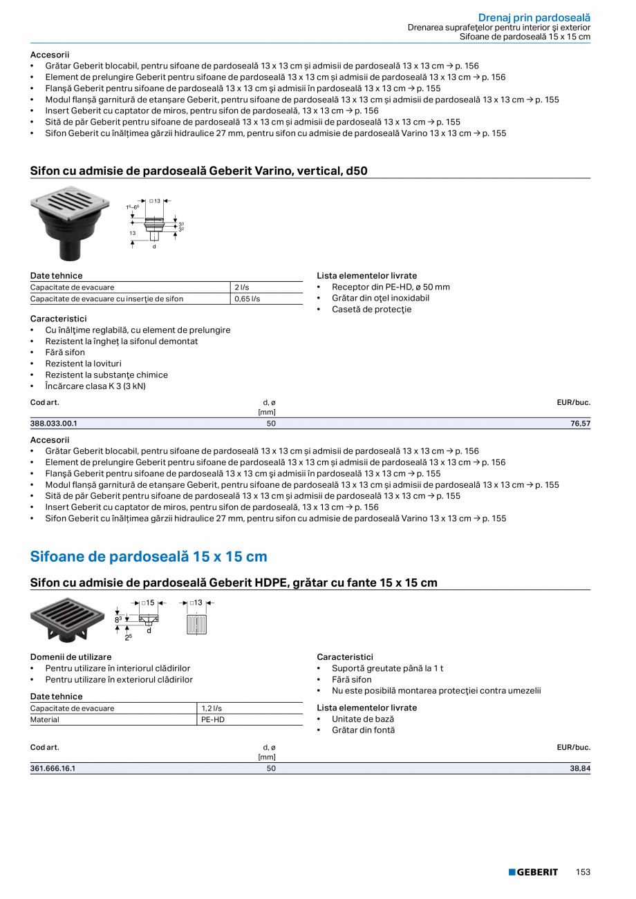 Pagina 152-Catalog GEBERIT - Sisteme de tevi - 2022  Catalog, brosura Romana 14.1

125

135

123

6

3

118,7

...