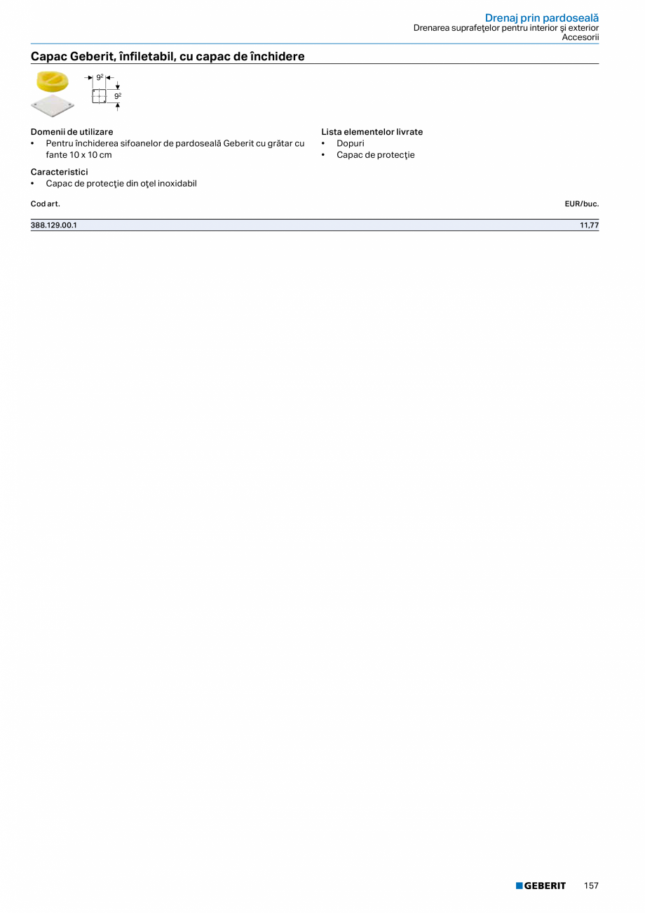 Pagina 156-Catalog GEBERIT - Sisteme de tevi - 2022  Catalog, brosura Romana tare

40 °C

Material

PE-S2
...