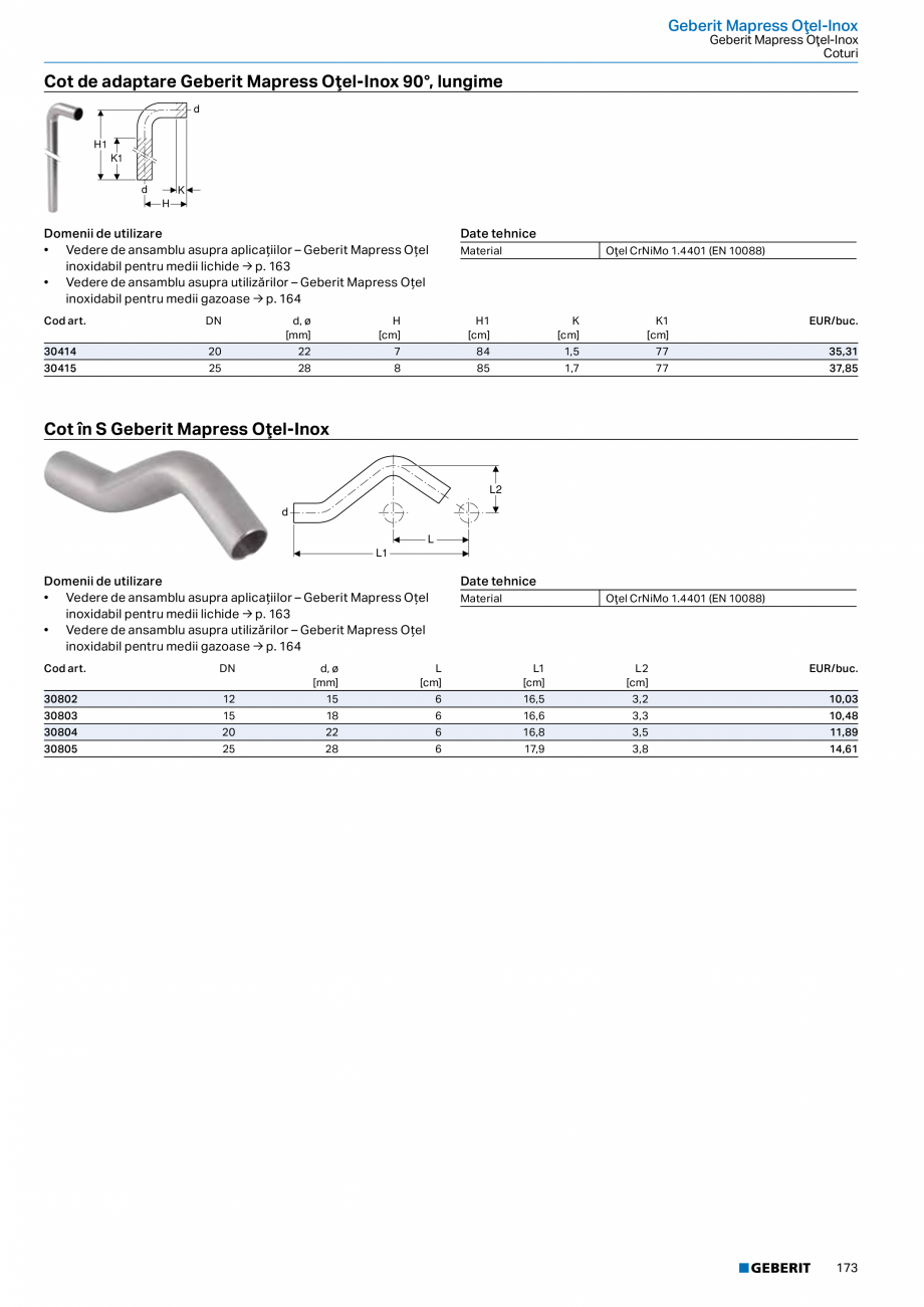 Pagina 172-Catalog GEBERIT - Sisteme de tevi - 2022  Catalog, brosura Romana 

G

D

.
G

+
G

.

Domenii...