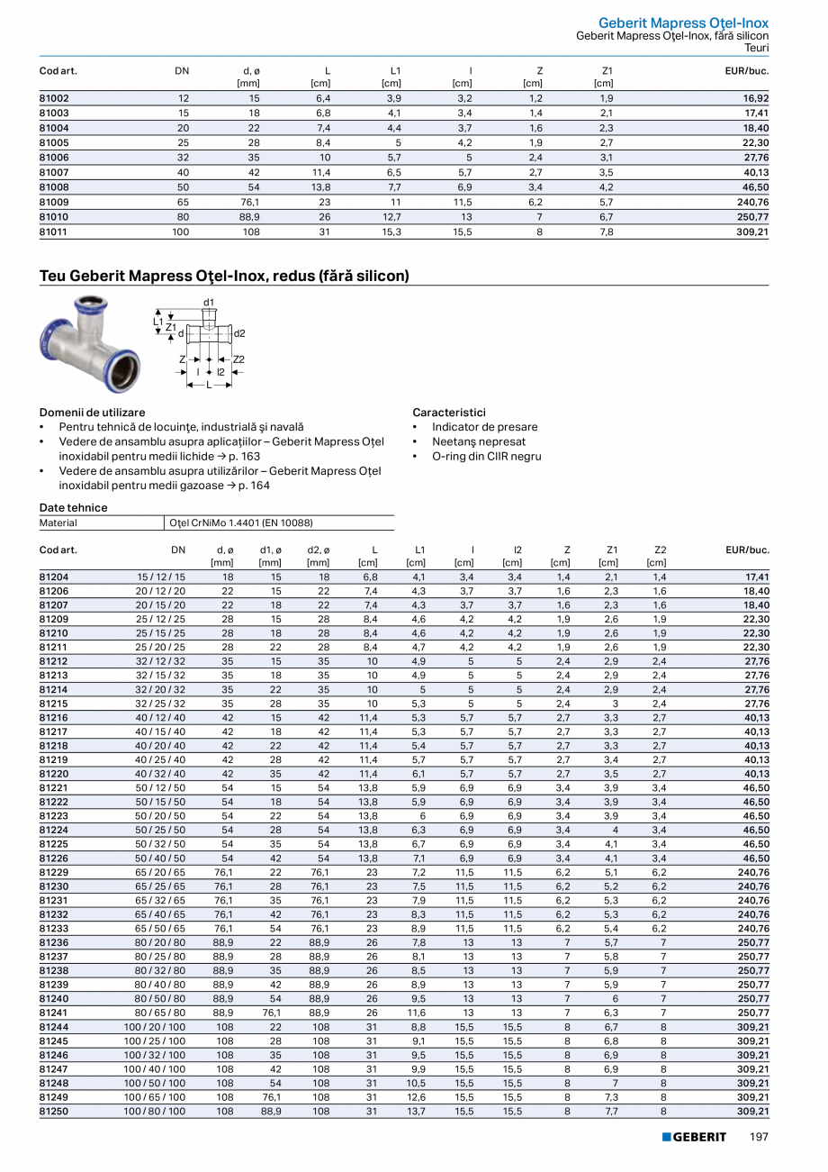 Pagina 196-Catalog GEBERIT - Sisteme de tevi - 2022  Catalog, brosura Romana s remain anchored in the concrete ...