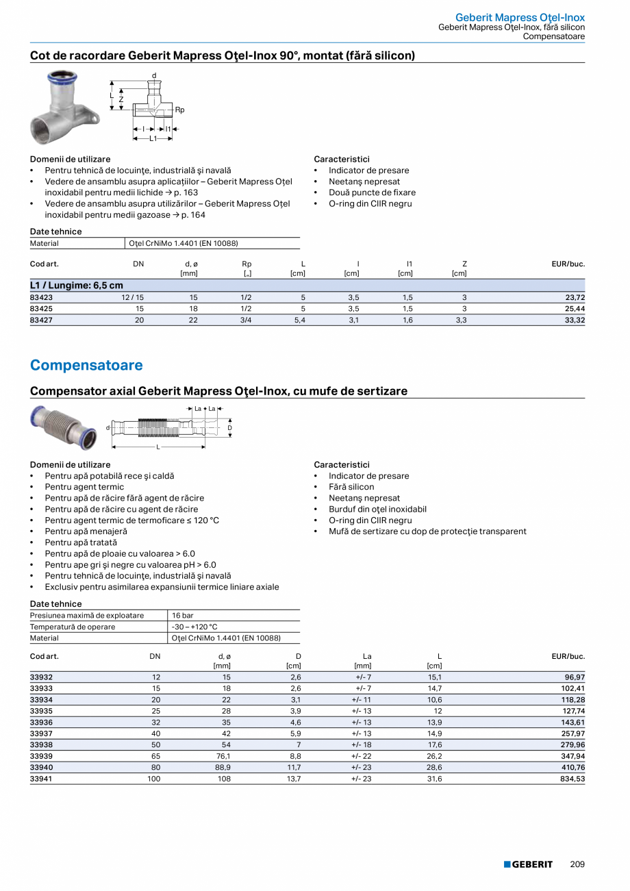 Pagina 208-Catalog GEBERIT - Sisteme de tevi - 2022  Catalog, brosura Romana 1
2,5
2,9
3,3
4

1,75
1,64
1,86
3,...