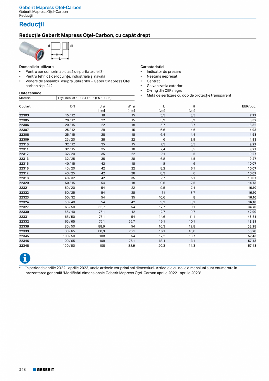 Pagina 247-Catalog GEBERIT - Sisteme de tevi - 2022  Catalog, brosura Romana erit Silent-db20, benzi...