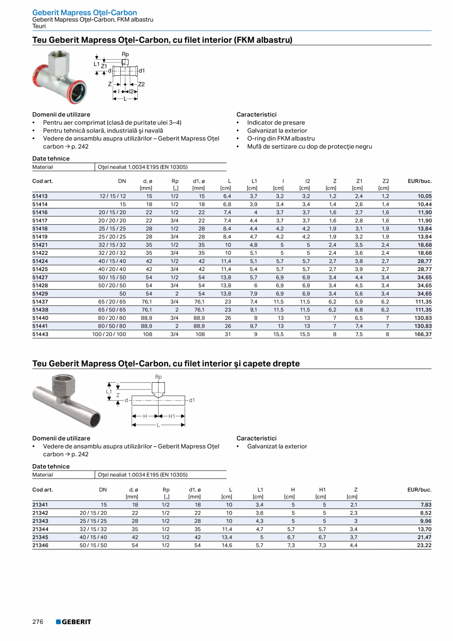 Pagina 275-Catalog GEBERIT - Sisteme de tevi - 2022  Catalog, brosura Romana   .  .  .  .  .  .  .  .  .  .  . ...