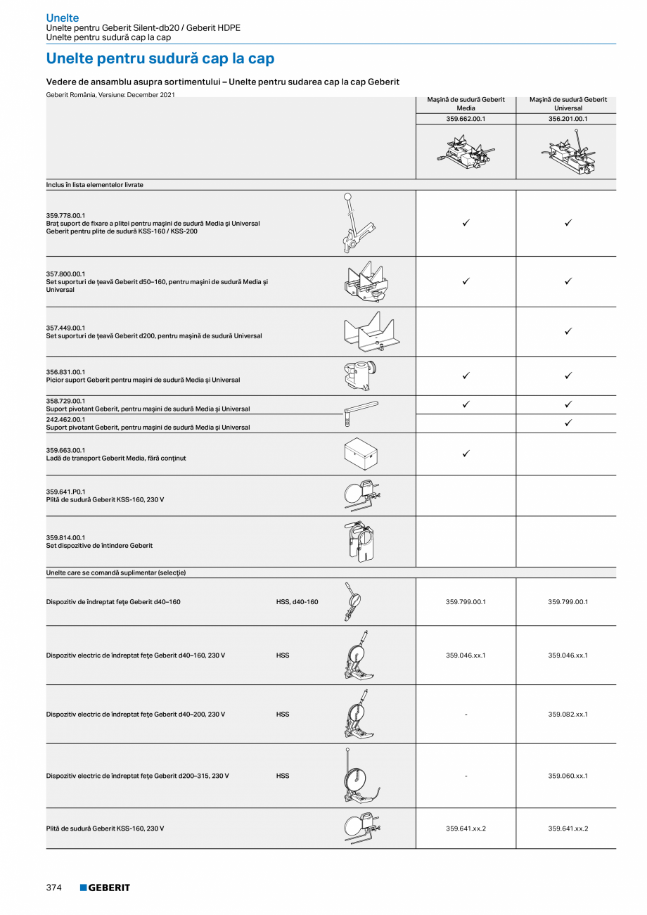 Pagina 373-Catalog GEBERIT - Sisteme de tevi - 2022  Catalog, brosura Romana PDM

0–100 °C

Material

Oţel ...
