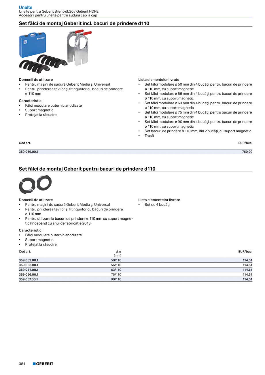 Pagina 383-Catalog GEBERIT - Sisteme de tevi - 2022  Catalog, brosura Romana 93,12

42

47

39

8

13,5

0,6

0...