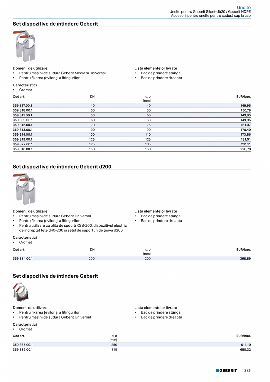 Pagina 384-Catalog GEBERIT - Sisteme de tevi - 2022  Catalog, brosura Romana 
32

36143

32

35

40

36144

40
...