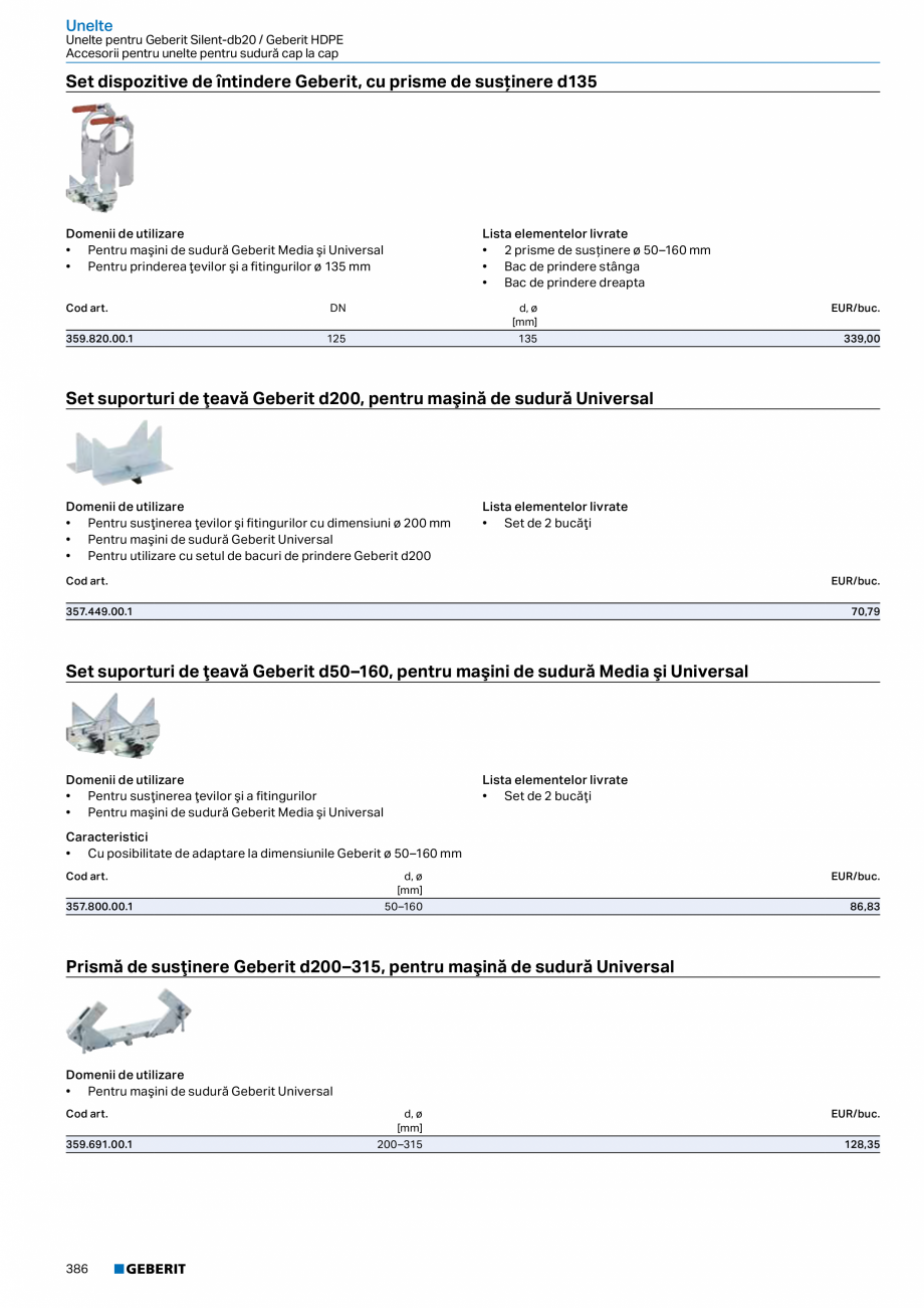Pagina 385-Catalog GEBERIT - Sisteme de tevi - 2022  Catalog, brosura Romana or – Geberit Mapress Oțel...