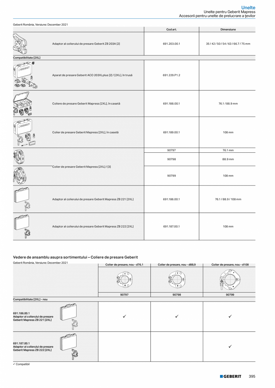 Pagina 394-Catalog GEBERIT - Sisteme de tevi - 2022  Catalog, brosura Romana ess Oțel
inoxidabil pentru medii ...