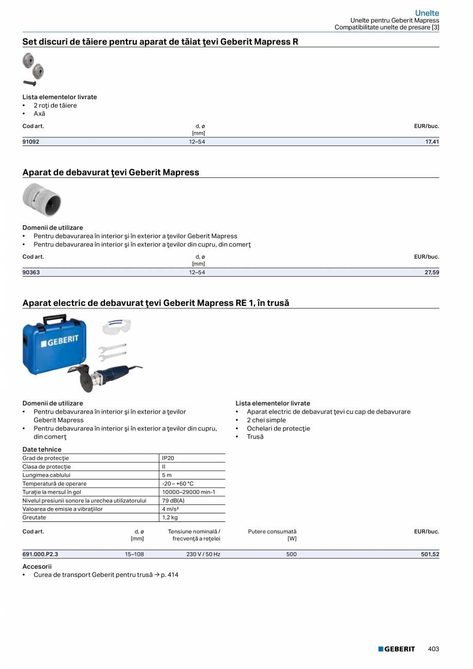 Pagina 402-Catalog GEBERIT - Sisteme de tevi - 2022  Catalog, brosura Romana ,7
21,7
23,6
27,3

0
0
0
0
0
0
0
0...