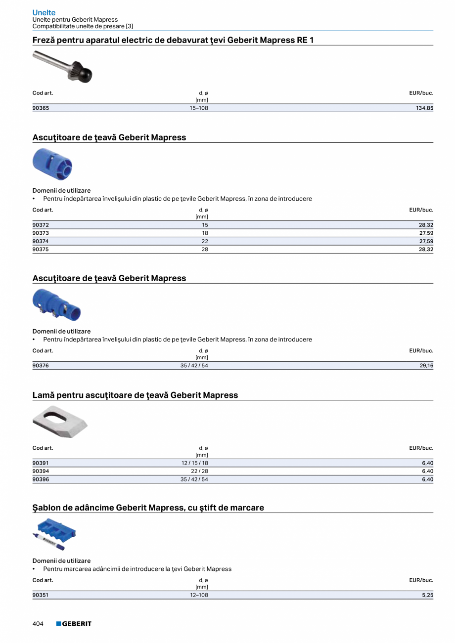 Pagina 403-Catalog GEBERIT - Sisteme de tevi - 2022  Catalog, brosura Romana 15°
30892
30893
30894
30905
30906...