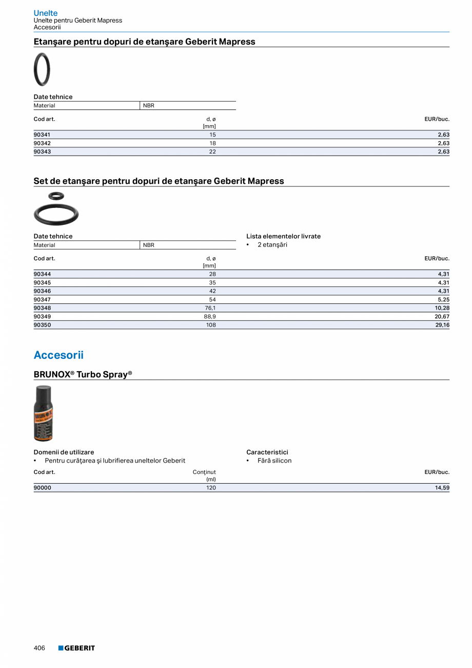 Pagina 405-Catalog GEBERIT - Sisteme de tevi - 2022  Catalog, brosura Romana 59,13

50341

65

76,1

23

11

11...