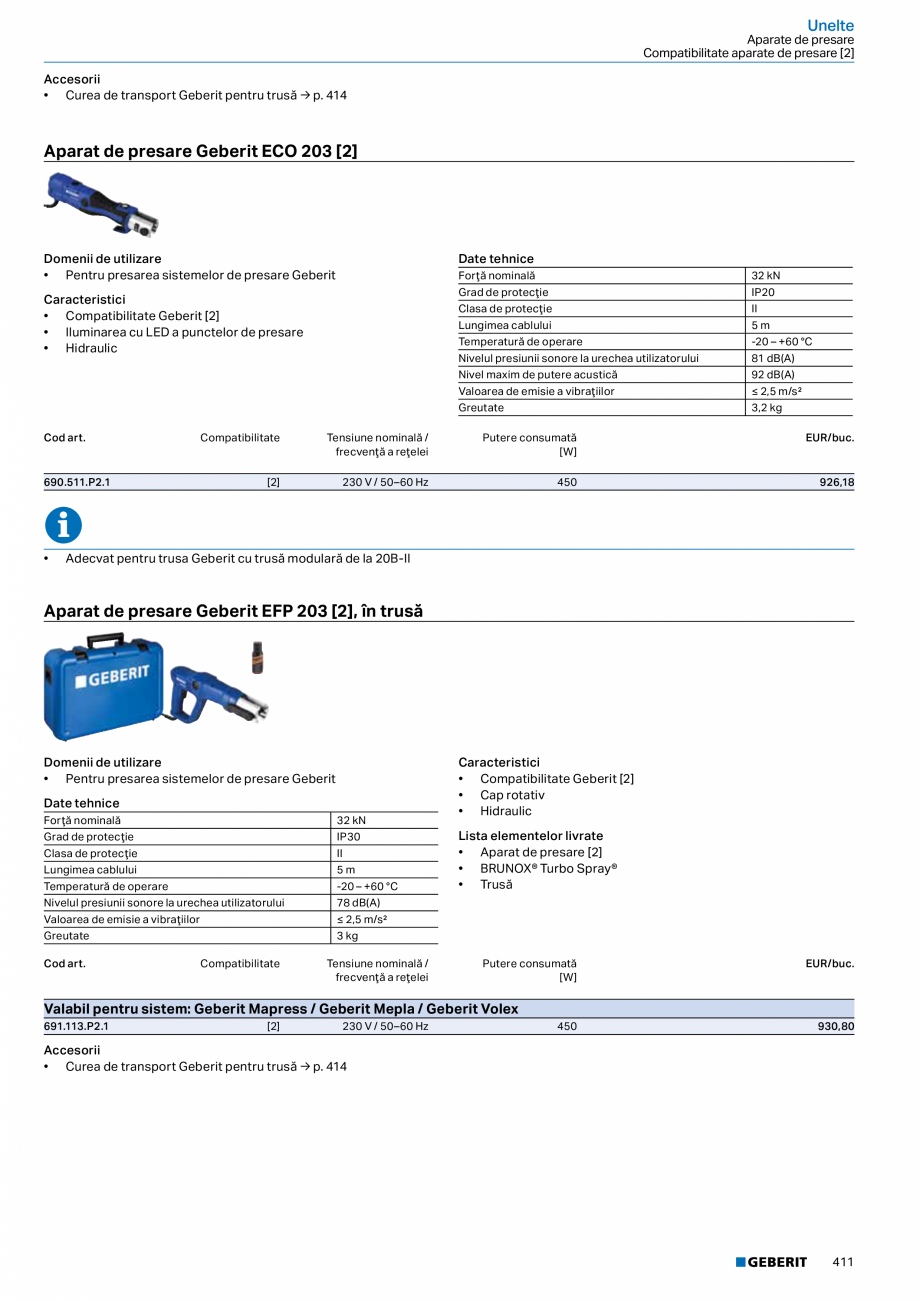 Pagina 410-Catalog GEBERIT - Sisteme de tevi - 2022  Catalog, brosura Romana 
4,2

1,9

3,3

1,9

24,28

50419
...