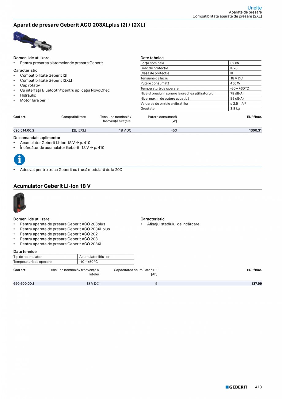 Pagina 412-Catalog GEBERIT - Sisteme de tevi - 2022  Catalog, brosura Romana 50453

12 / 15

15

1/2

4,1

2,1
...