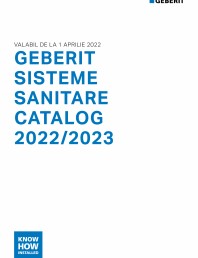 Catalog GEBERIT - Sisteme sanitare - 2022