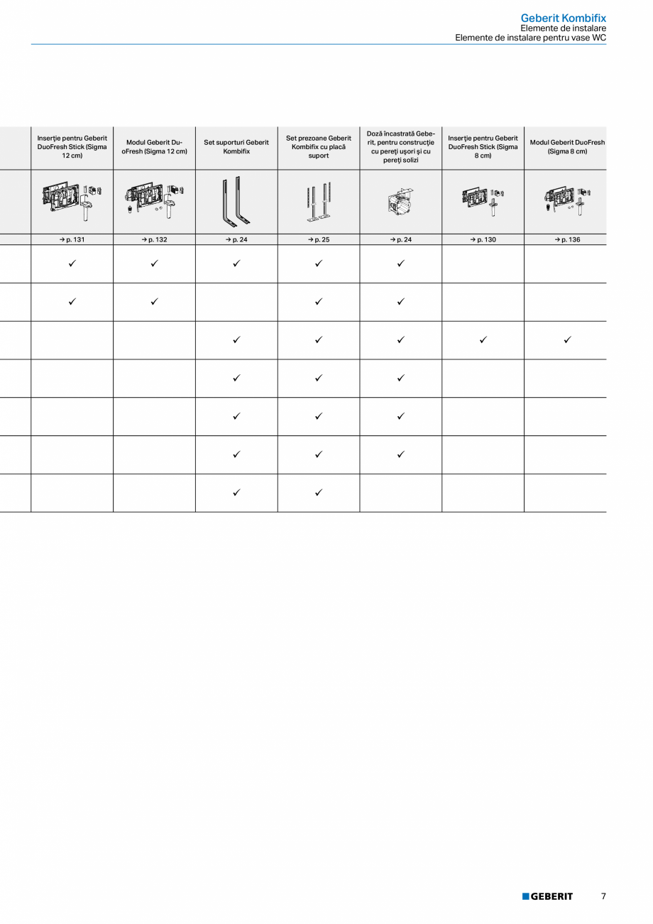Pagina 6-Catalog GEBERIT - Sisteme sanitare - 2022  Catalog, brosura Romana mă de instalare, vopsită în...