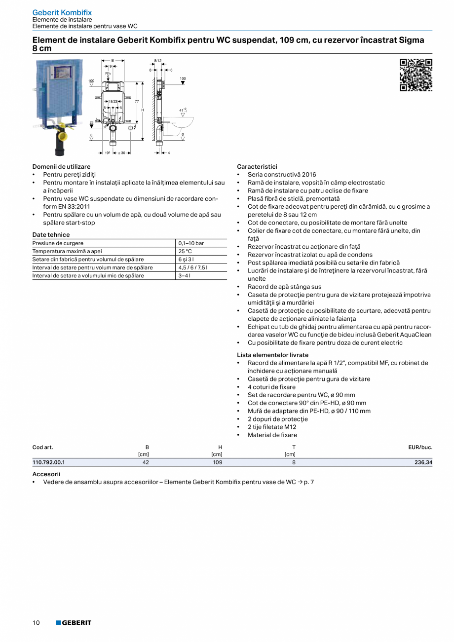 Pagina 9-Catalog GEBERIT - Sisteme sanitare - 2022  Catalog, brosura Romana ă împotriva
umidităţii şi a ...