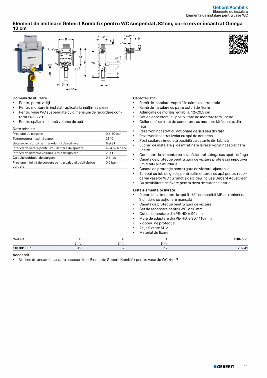 Pagina 10-Catalog GEBERIT - Sisteme sanitare - 2022  Catalog, brosura Romana ment de instalare Geberit...