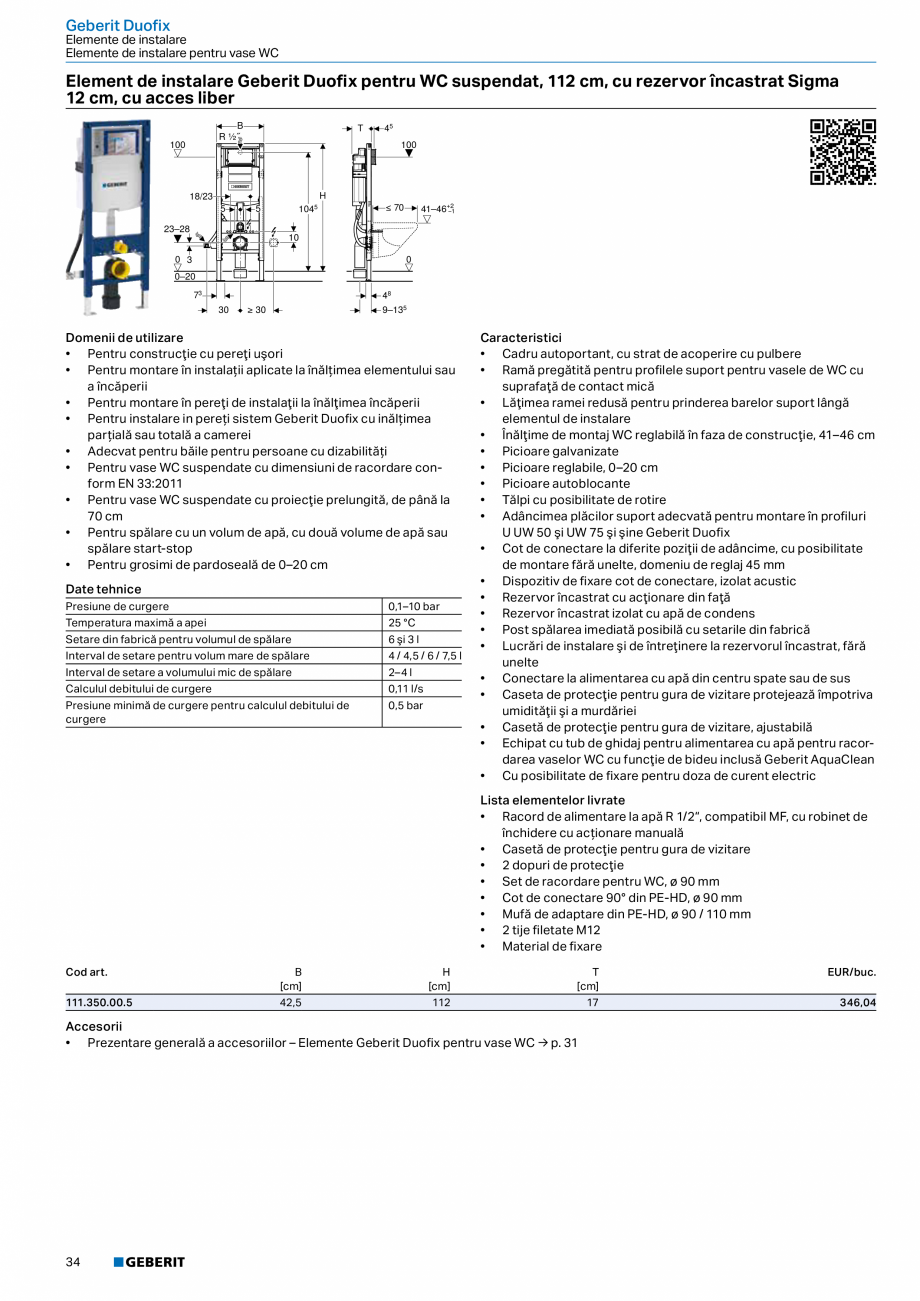 Pagina 33-Catalog GEBERIT - Sisteme sanitare - 2022  Catalog, brosura Romana 

²





²

²
...