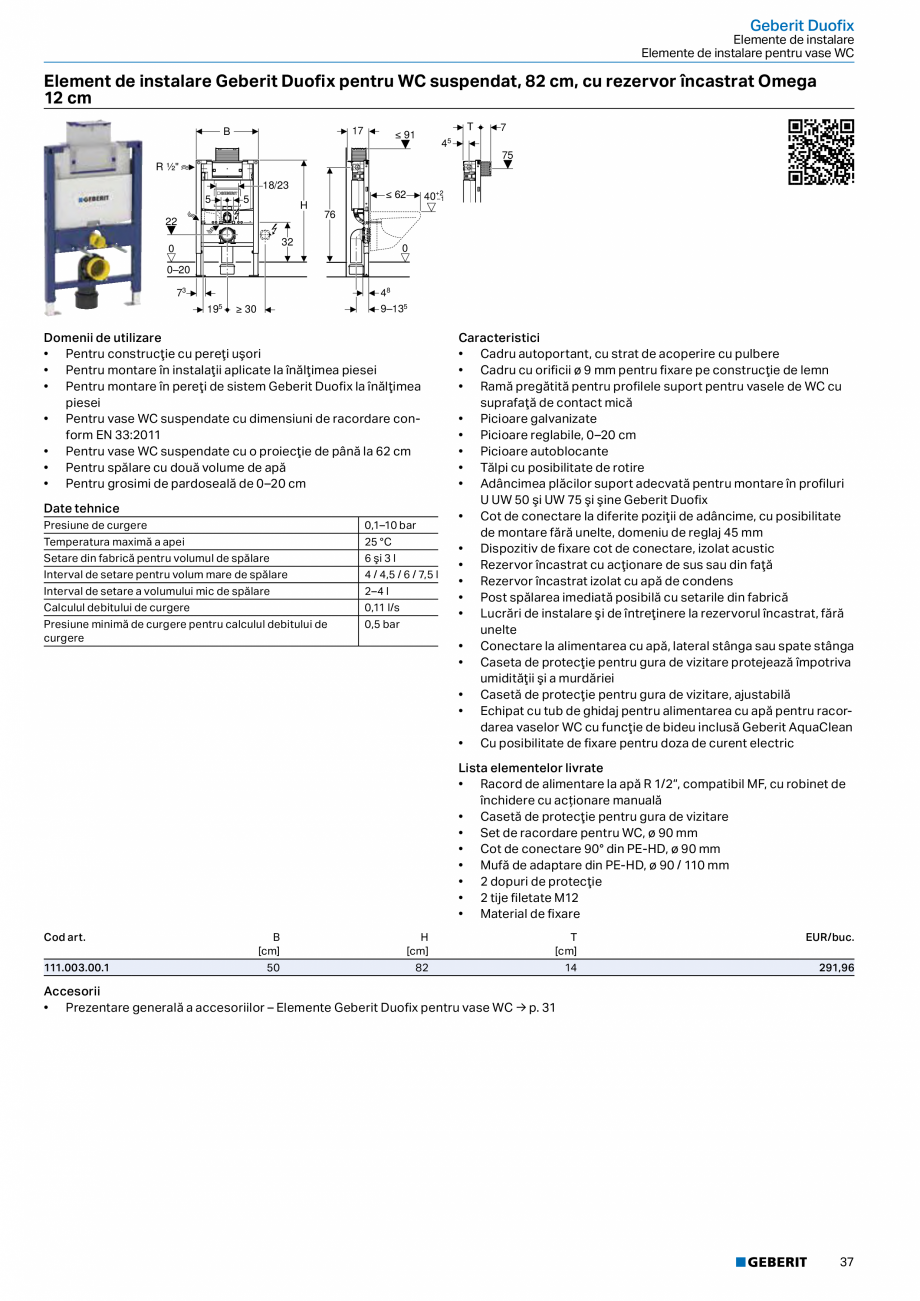 Pagina 36-Catalog GEBERIT - Sisteme sanitare - 2022  Catalog, brosura Romana m de
acționare sub presiune cu...