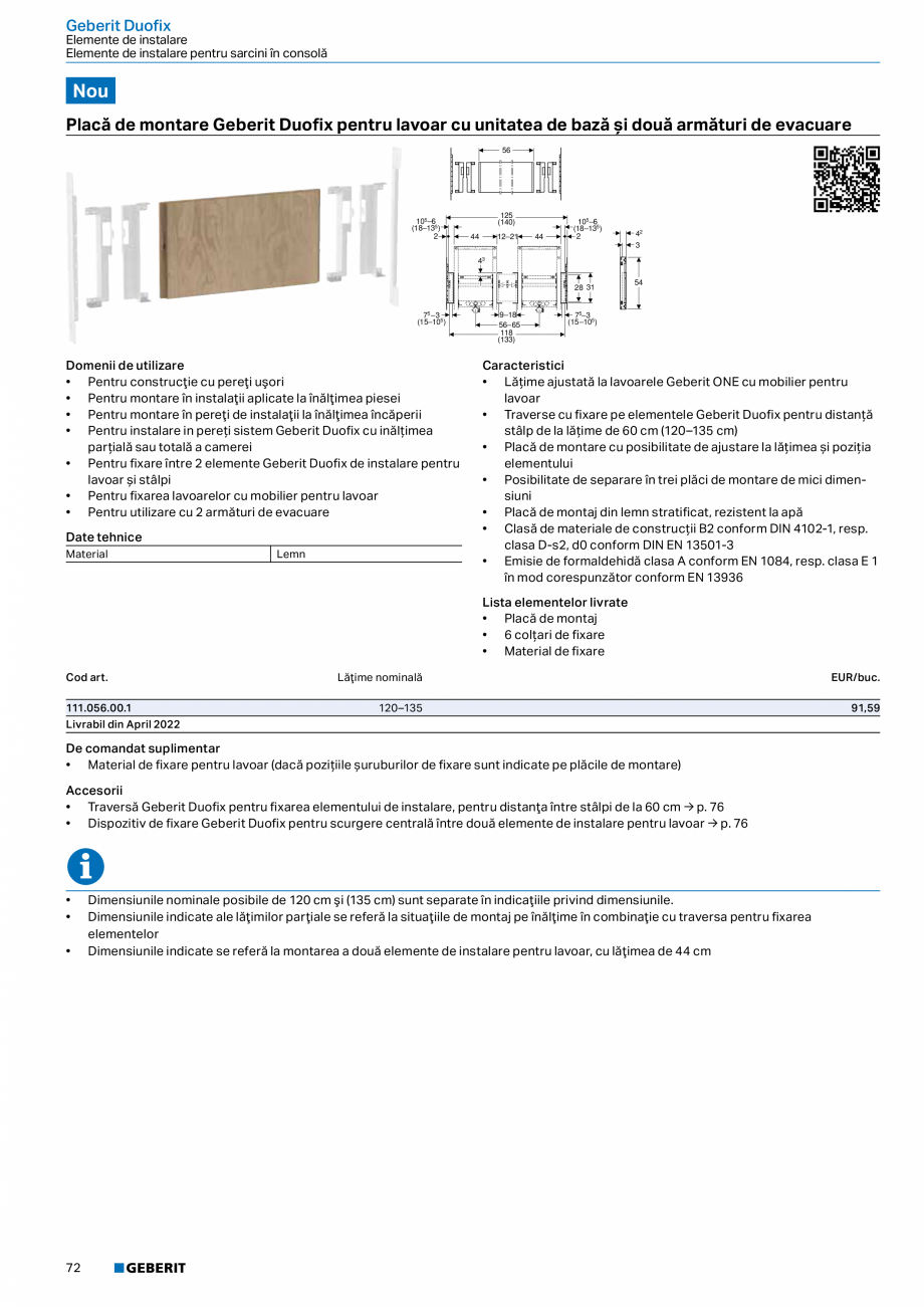 Pagina 71-Catalog GEBERIT - Sisteme sanitare - 2022  Catalog, brosura Romana  WC → p. 31

36

Geberit...